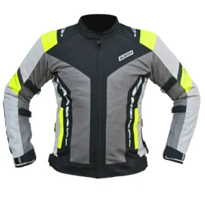 MASCULINE V.2 - GREY HI-VIZ GREEN JACKET