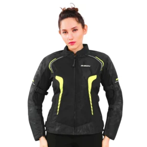 PHOENIX WOMEN'S RIDING JACKET- HI-VIZ NEON