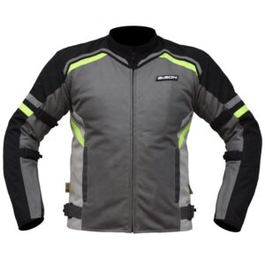 RAPTOR V.2 - BLACK GREY HI-VIZ GREEN JACKET